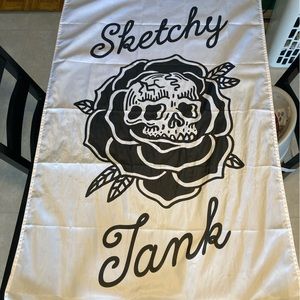 Sketchy Tank wall banner 2/20$